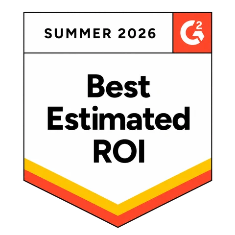 G2 Summer 2026 Global Leader — Best Estimated ROI